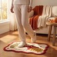 thumbnail image 7 of Pumpkin Pattern Diatom Mud Mat, Water Absorbent Quick Dry Bath Rug, Non Slip Home Front Door Doormat, for Fall Halloween Home Yard Front Door Decor, 7 of 7