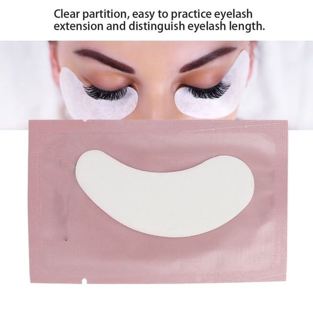 Under Eye Patches, 50pcs Eyelash Extension Isolation Pads, Essential for Eyelash Grafting, Skin Friendly Lower Lash Fixation Patches