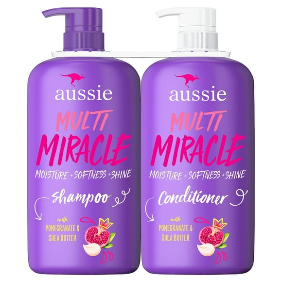 Aussie Multi Miracle 3-in-1 Shampoo and Conditioner, 33.8 fl. oz., 2 pk.