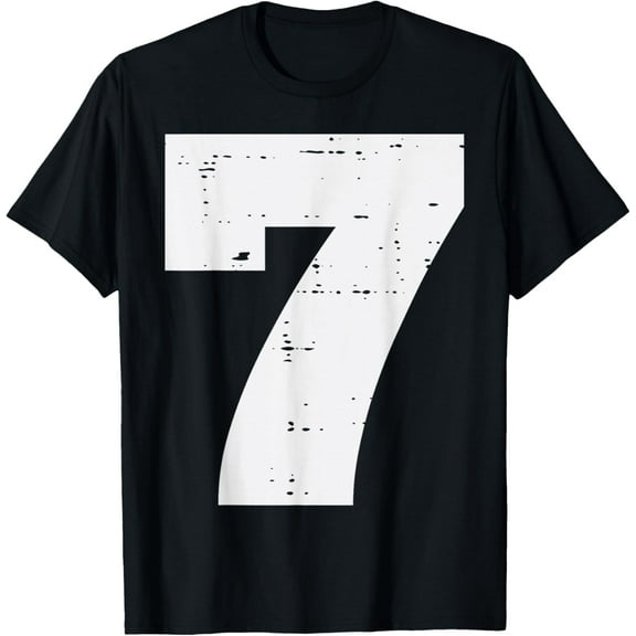 Number 7 Matching 67 Meme Halloween 7th Birthday Boys T-Shirt