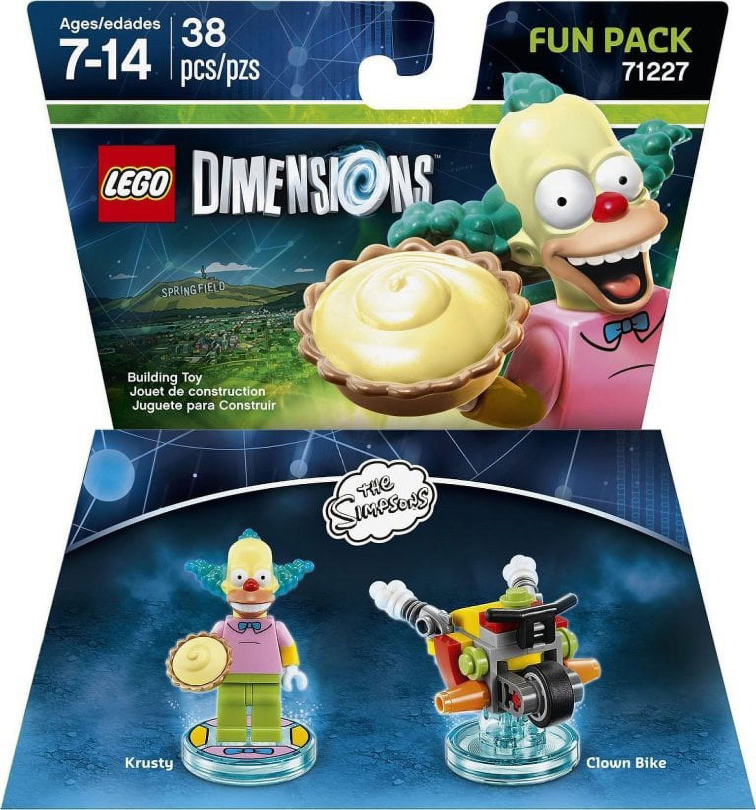 LEGO Dimensions The Simpsons Krusty Fun Pack Creative Building Gaming Adventure Universal Walmart