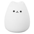 thumbnail image 2 of Cute Night Light, Silicone Night Light Flexible 7 Color Breathing Modes Cat Shape  for Baby Room, 2 of 8