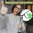 thumbnail image 5 of 20 Packs Microfiber Glasses Cleaner Soft Brush for Sunglasses, Reading Glasses and Other Cleaning Tools, Convenient to Carry Mini Microfiber Glasses Cleaning Clip, Random Colors, 5 of 7
