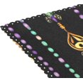 thumbnail image 5 of Ryvnso Placemats Set of 4 Mardi Gras Pattern Dining Mats Heat-Resistant Non-Slip Washable Table Mat, 5 of 8