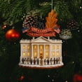 thumbnail image 5 of WKSCLPAI USA 250th Anniversary Ornament – Eagle & White House Patriotic Decor, Hanging Collectible Keepsake Gift for 2026 Anniversary, 5 of 7