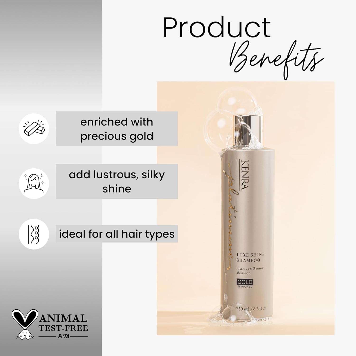 Platinum Luxe Shine Shampoo 31.5 oz Shampoo