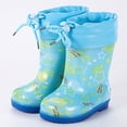 thumbnail image 3 of Girls Warm Outdoor Kids Boots With And Star Pattern Rain Shoes For Toddlers And Little Girls Cozy Winter Outdoor Footwear, 3 of 7