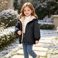 thumbnail image 4 of OGLCCG Girls Winter Coat Fleece Lined Hooded Puffer Jacket with Pockets Warm Full Zip Thick Parka Coats,Size 1-7, 4 of 8