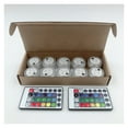 thumbnail image 1 of LED Lights With Remote Full Waterproof Pool Lights Color Changing Underwater Lights For Ponds Vase Aquarium ,Easy to Install, 1 of 7