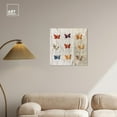 thumbnail image 3 of Embroidered Delicate Butterflies Canvas Winter Floral Art by Art Remedy, Gallery Wrapped, 24" x 24", 3 of 7