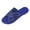 Blue Slippers for Women, variant on Hopeusnice Slippers for Women Flat Heel Breathable Non-Slip Open Toe Sandals Trendy PU Materials Summer Shoes Women's Slippers Soft Arch Support Shoes Blue 38