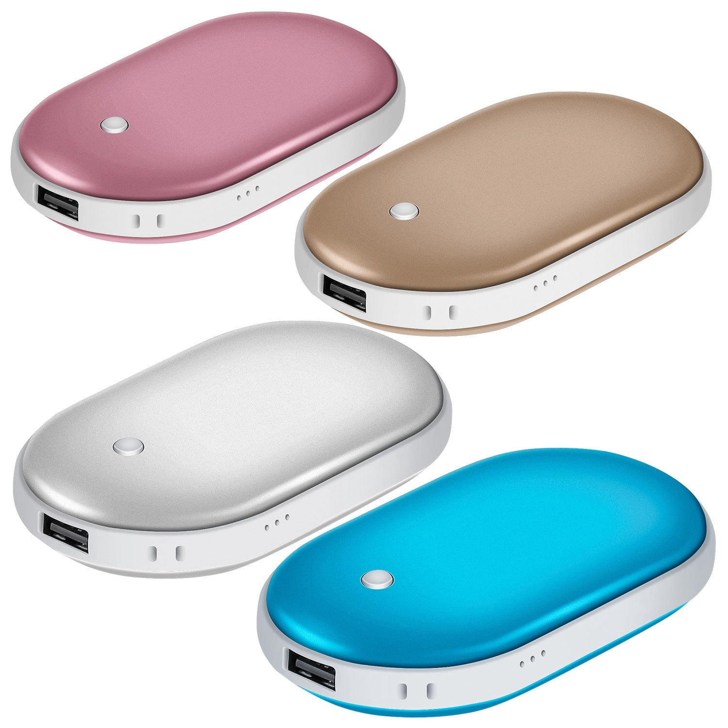Portable Hand Warmer 5000mAh Power Bank Rechargeable Pocket Warmer