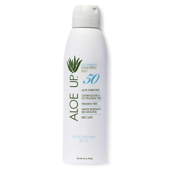 Protector solar en aerosol ALOE UP White Collection SPF 50 163 ml