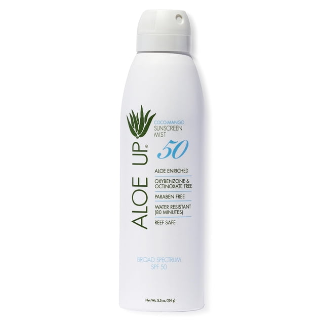 Protector solar en aerosol ALOE UP White Collection SPF 50 163 ml