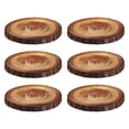 thumbnail image 3 of 6 piezas de cojín de pila de madera maciza, posavasos de madera maciza, decoración para comedor, tapete de mesa de granja para regalo de cumpleaños,, 3 of 9