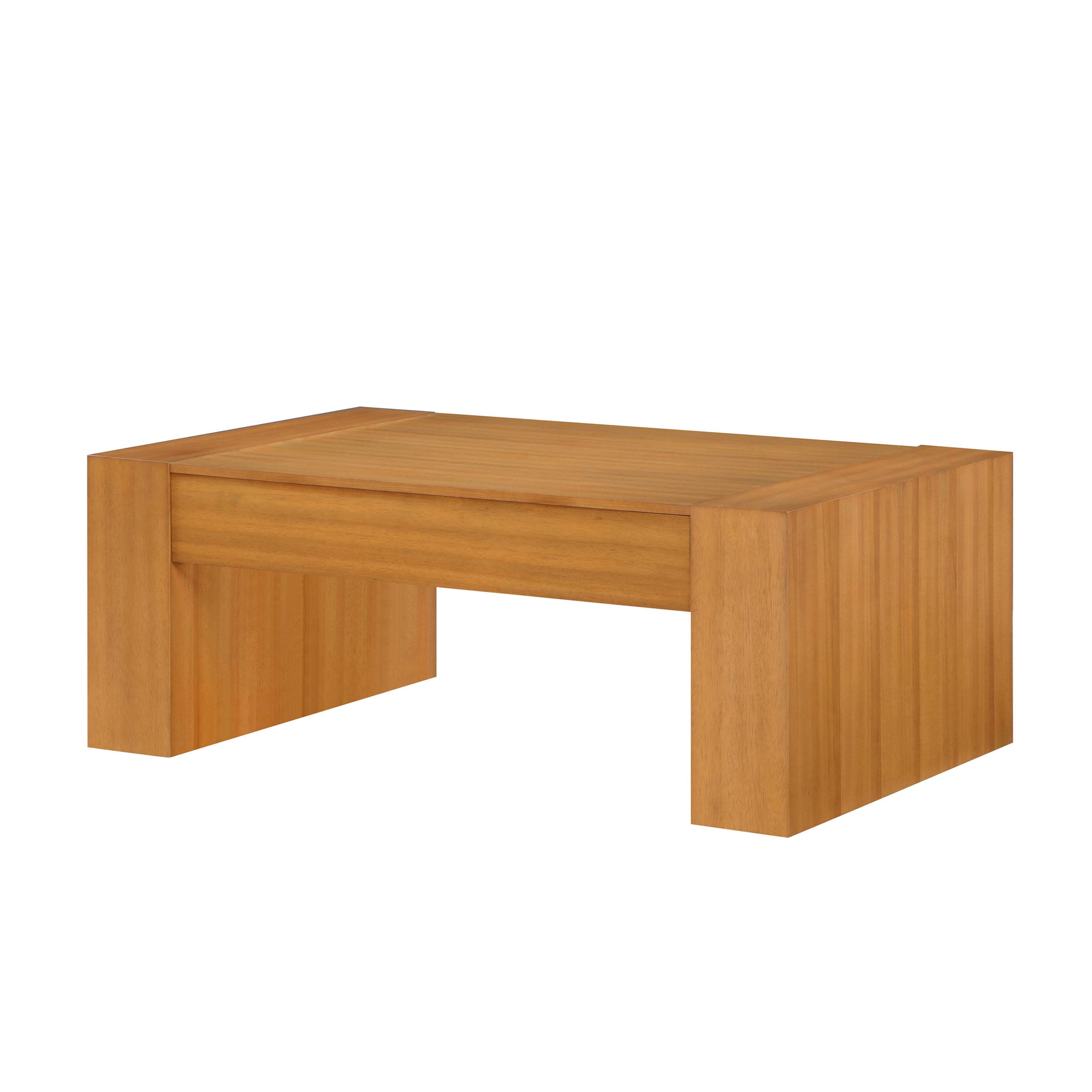Better Homes & Gardens Ezra Oversized Coffee Table, Living Room, Light Honey