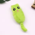 thumbnail image 2 of Methold Juguetes de peluche para masticar mascotas, juguete Animal de peluche de dibujos animados, Animal de terciopelo para morder la Juguetes para gatos Verde, 2 of 6
