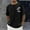 Black, variant on Bnwani Shirts for Men Quick Dry Printed Shirts Comfortable Tee Pink 4XL