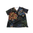 thumbnail image 2 of Easter Scrubs Tops for Women Nursing Uniform Tops T-Shirt V-Neck Short Si Mock Wrap Top Tee, 2 of 7