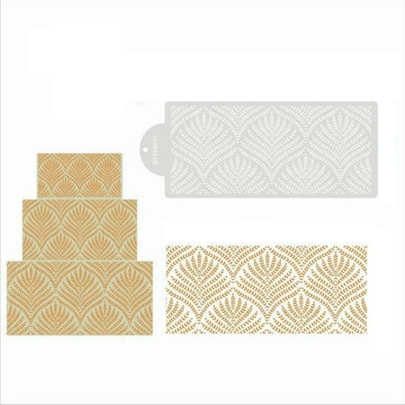

DIY Valentine s Day Retro Hollow Spray Flower Template Cake Lace Decoration Cake Mould TANGNADE