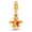 Autumn Scarecrow, variant on 925 Sterling Silver Autumn Scarecrow Dangle Charm, Maple Leaf Orange Red Enamel Pendant Bead, Fall Harvest Charm Compatible with European Bracelet & Necklace, Jewelry Gift for Women