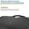 thumbnail image 5 of McKesson Foam / Gel Contoured Seat Cushion 22 W X 18 L X 3 D Inch For Wheelchairs 170-77004, 5 of 7