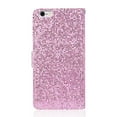 thumbnail image 2 of Allytech iPhone 6 Case, iPhone 6S Case Glitter, Bling Case PU Leather Card Slots Folio Flip Full Protection Kickstand Shockproof Wallet Case Cover for Apple iPhone 6 / iPhone 6s, Pink, 2 of 9