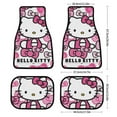 thumbnail image 2 of Hello Kitty Car Floor Mats 4PC Set Anti Skid Vehicle Floor Mat Car Carpet for Front Rear Seats Universal Auto Interior Accessories, 2 of 8