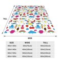 thumbnail image 3 of Balery Summer Manta de Felpa Suave y Acogedora – Cobija de Franela Aterciopelada para Cama, Lavable y Cálida para Sofá, Mascotas, Transpirable-50"x40", 3 of 7