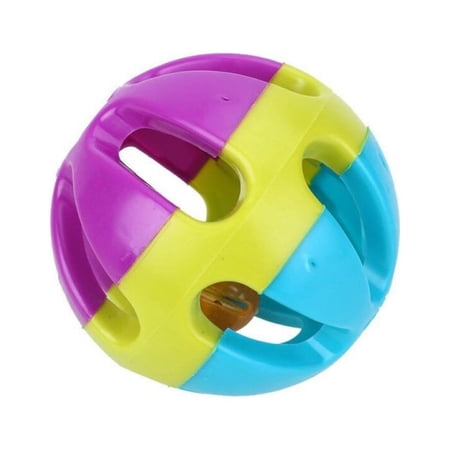 Naiyafly Pet Bird Parrot Chew Ball Parrot Chasing Toys with Bell Cockatiel Parakeet Bite Chew Toys Pet Bird Accessories