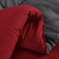 thumbnail image 2 of Truly Soft Everyday Reversible 100% Microfiber Polyester Red/Dark Grey 2-Piece Twin XL Comforter Set, Solid Casual themed, Adult Bedding, OEKO-TEX Certified, 2 of 9