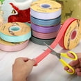 thumbnail image 6 of Uxcell 100 Yards x 1" Christmas Striped Ribbon, Pink and White Ribbon Candy Cane Ribbon Roll Wrapping Ribbon, 6 of 6