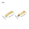thumbnail image 2 of 20 Juegos Doble Abrir Cremallera Unique Bargains Kits de Reparar Cierre Tono Dorado #3, 2 of 5