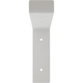 thumbnail image 3 of Ekena Millwork 2"W x 10"D x 7 1/4"H Steel Truss Shelf Bracket, White Primer, 3 of 11