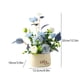 thumbnail image 3 of Simulation Flower Set Ceramic Vase Simulation Pot Home Decoration Fake Flower Pot Fake Flowers Artificial Flowers, 3 of 6