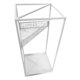 thumbnail image 1 of Paragüero Soporte Paraguas Adorno Multifunción Decoración Cuadrada Almacenamiento Blanco, 1 of 7