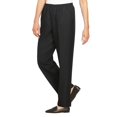 thumbnail image 4 of Alfred Dunner womens Plus Size Poly Proportioned Short pants, Black, 20 US, 4 of 4