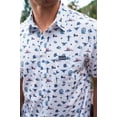 thumbnail image 3 of Burlebo Men's Performance Short Sleeve Button Up Shirt (Dallas, Medium), 3 of 3