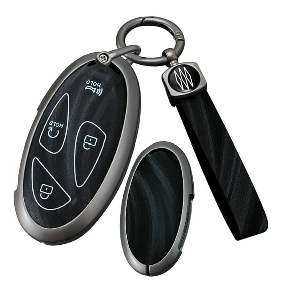 for Hyundai Key Fob Cover Case Keychain Metal Keys Holder Protector Compatible for Hyundai Kona Ioniq 6 Sante Fe Elantra Sonata Grandeur GN7 2023 2024-7 Buttons