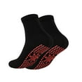 thumbnail image 2 of Skymirror 1 Pair Heated Socks 24 Hours Keep Your Feet Warm Silicone Soles Mid-tube High Elasticity Solid Color Sport Socks Cold Weather Cozy Socks, 2 of 8