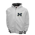 thumbnail image 2 of Men's Franchise Club White Michigan Wolverines Grind Full-Zip Hoodie Jacket, 2 of 3