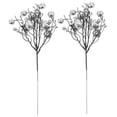 thumbnail image 4 of COMPUKAS Simulated Berry Branch Silver 30Cm Plastic Creative Diy Berry Artificial Berry Stems Wreath Accessories 2Pcs, 4 of 8