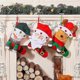 thumbnail image 2 of Christmas Sosts Christmas Gift Back Santa Claus/snowman/elk During Window 32 * 40 (cm) Christmas Decoration (size: Old Man), 2 of 4