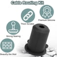 thumbnail image 4 of 10Pcs Starlink Cable Wall Grommet Cable Routing Kit for 1 Inch Wall Hole, 25.4mm Silicon Ethernet Cable Bushing Wall Penetration Grommet for Starlink Ethernet Cable Accessories, 4 of 7