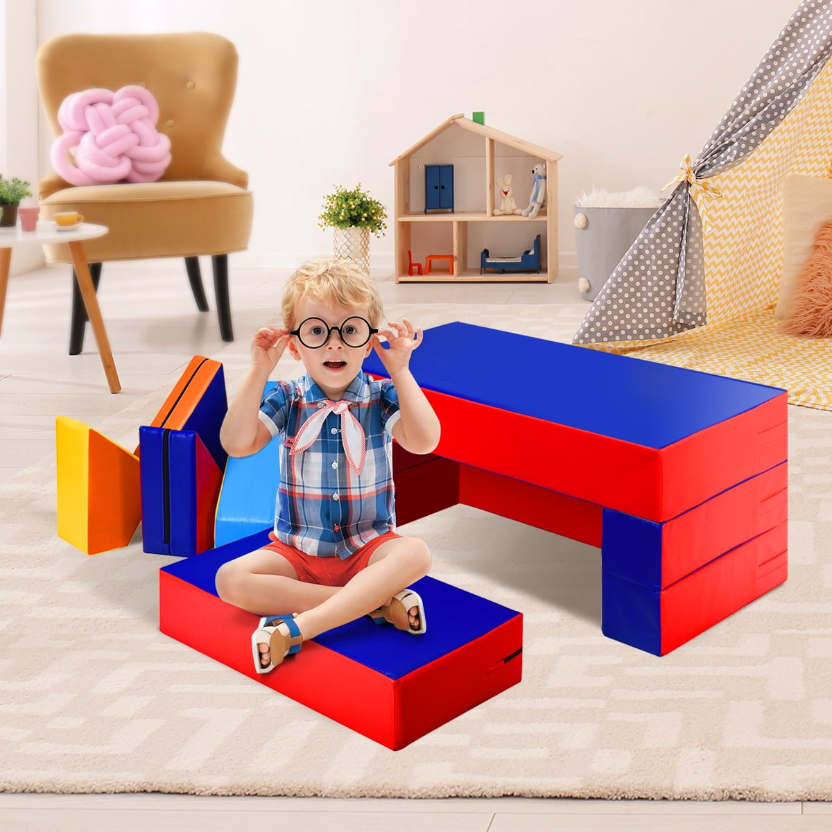 climb and crawl playset
