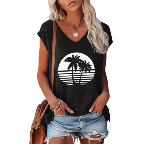 Fshinging 2026 Summer Fashion Tank Top for Women Casual Basic Graphic Vest Funny Beach Classic Fit Shirt Stretch Yoga Camis Black XL