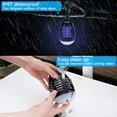 thumbnail image 4 of Lámpara antimosquitos recargable por USB para interior y exterior, lámpara UV, repelente de insectos eléctrico, linterna de camping 2 en 1, 2000 mAh., 4 of 5