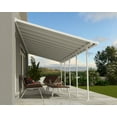 thumbnail image 2 of Palram - Canopia Feria 10' x 28' Polycarbonate/Galvanized Steel Patio Cover - White/White, 2 of 9