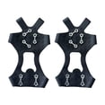 thumbnail image 2 of MTBLYS Ice Cleats for Shoes Winter Ice Cleats for Shoes, 10-Spike Traction Grips, Non-Slip Rubber Shoe Covers for Hiking & Snow, Universal Fit, 2 Pairs, 2 of 5