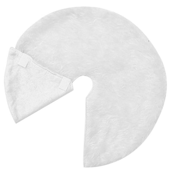 PartyKindom Christmas Tree Base Cover White 1Pcs 15x15in